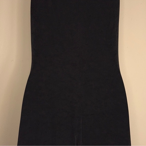 SMALL PICADILLY BLACK DRESS SLEEVELESS STRETCH MIDI EVENT CLASSIC PARTY - Picture 11 of 12
